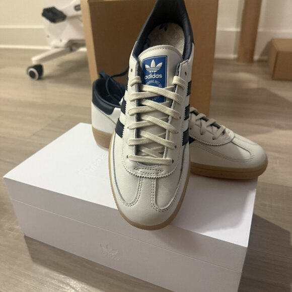 Adidas Handball Spezial Made In Germany, White/Indigo - Picture 3 of 4